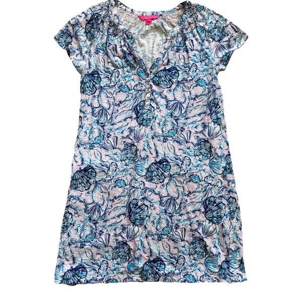 Lilly Pulitzer Dresses & Skirts - LILLY PULITZER ESSIE DRESS SIZE MEDIUM VACATION PREPPY PRETTY